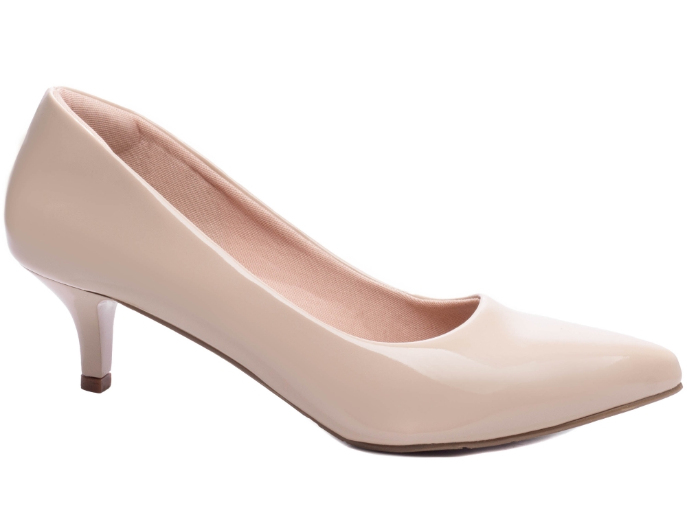 Sapato Scarpin Salto Fino Baixo Numeração Especial
