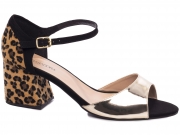 Sandália Salto Bloco Grosso Baixo Numeração Especial Tamanho Grande Arrasadora