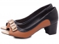 Sapato Peep Toe Salto Grosso Baixo Numeração Especial Tamanho Grande Arrasadora