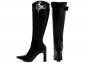 Bota Biker Bico Fino Cano Longo Alto Fivela Arrasadora