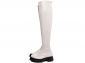 Bota Coturno Tratorado Super Over Verniz Off White Numerao Especial