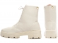 Coturno Tratorado Sola Off White Numeração Especial Tamanho Grande Arrasadora