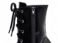 Bota Arrasadora Bico Redondo Verniz Preto