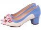 Sapato Peep Toe Salto Grosso Baixo Numeração Especial Tamanho Grande Arrasadora