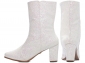 Bota Arrasadora Glitter Branco