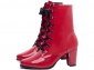 Bota Arrasadora Cadaro Verniz Vermelho