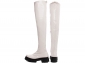 Bota Coturno Tratorado Super Over Verniz Off White Numeração Especial