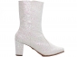 Bota Arrasadora Glitter Branco