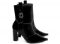 Bota Rocker Bico Fino Cano Curto Salto Grosso Arrasadora