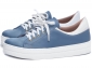 Tênis Azul e Branco Numeração Especial Tamanho Grande Arrasadora