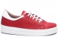 Tênis Vermelho e Branco Numeração Especial Tamanho Grande Arrasadora