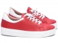 Tênis Vermelho e Branco Numeração Especial Tamanho Grande Arrasadora