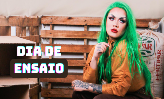 Ensaio com a Drag Paolla